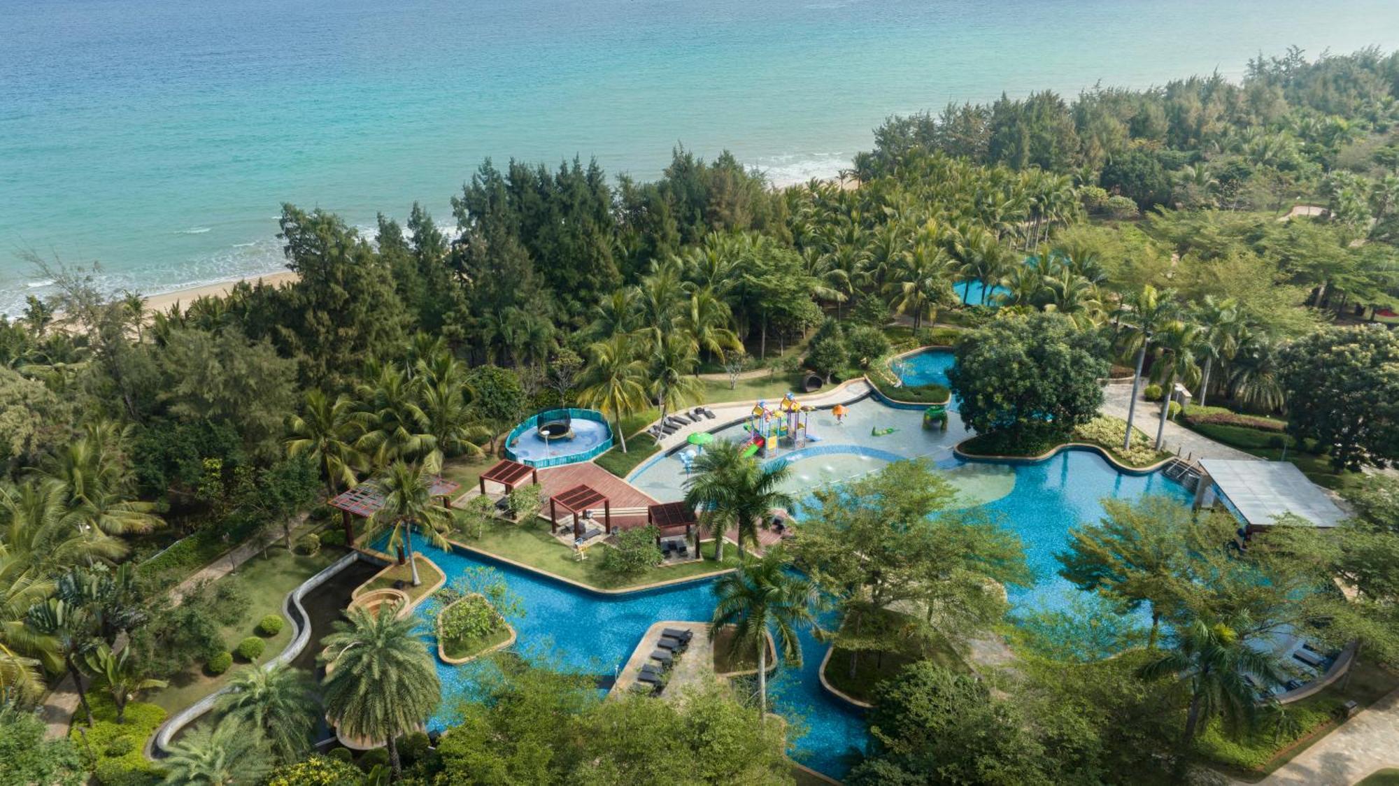 Hilton Haikou Meilan - Beachfront Hotel Exterior foto