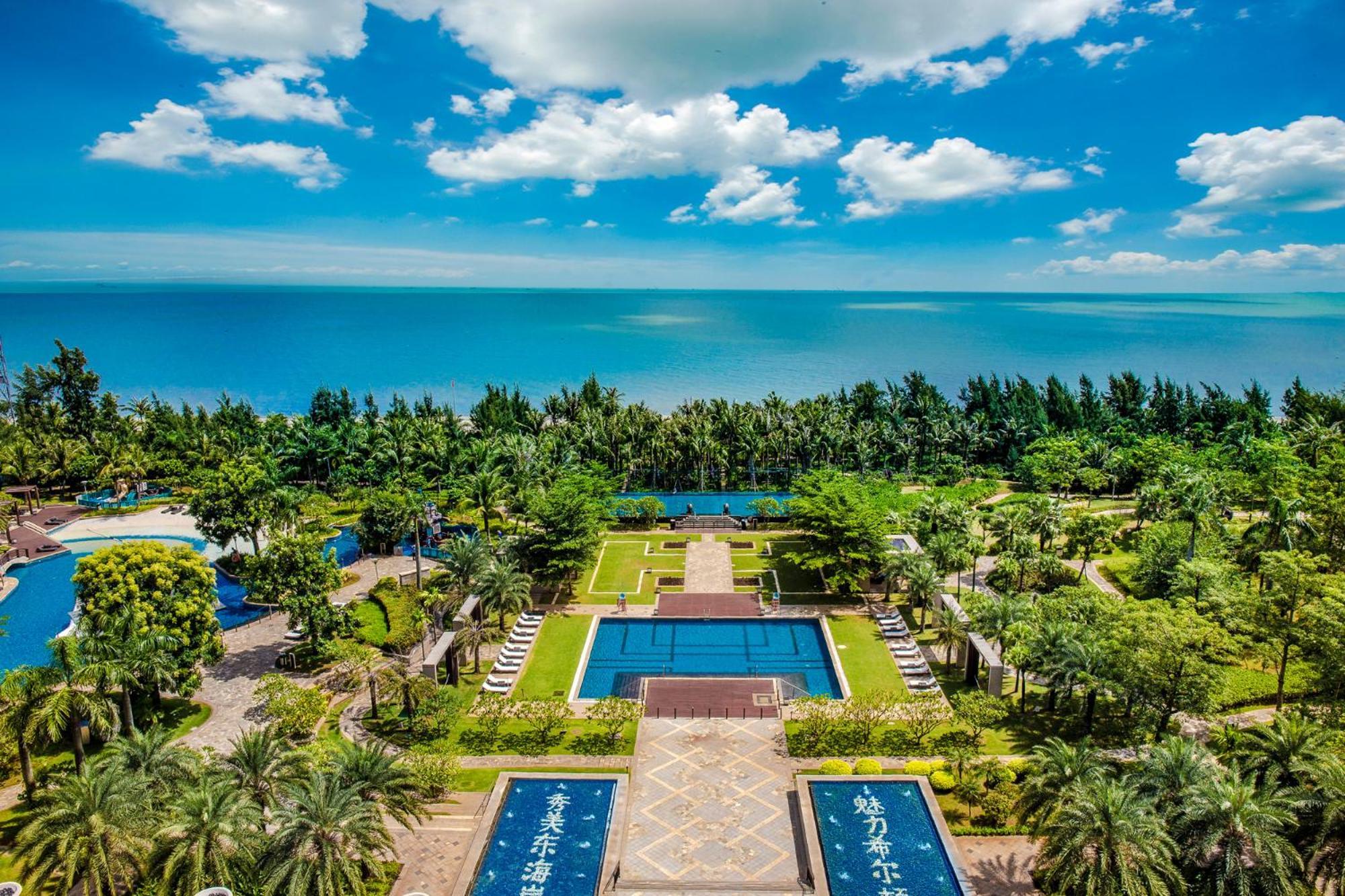 Hilton Haikou Meilan - Beachfront Hotel Exterior foto