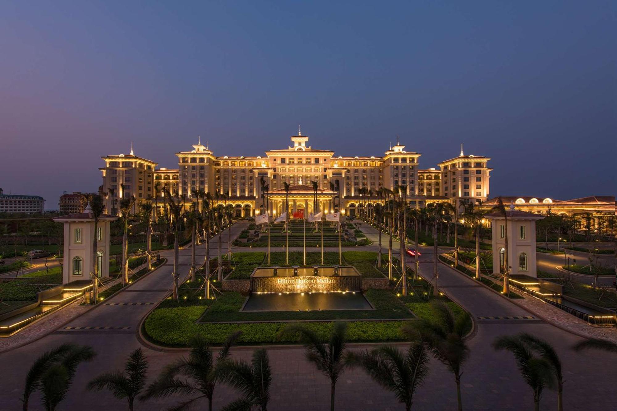 Hilton Haikou Meilan - Beachfront Hotel Exterior foto